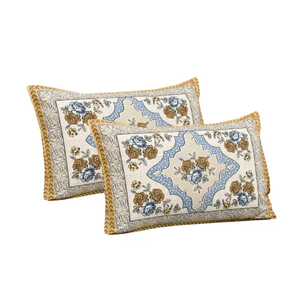 Blue_Cotton_Royal_Elegance_Double_Bedsheet_With_Pillow_Cover_100_X_108_Cm